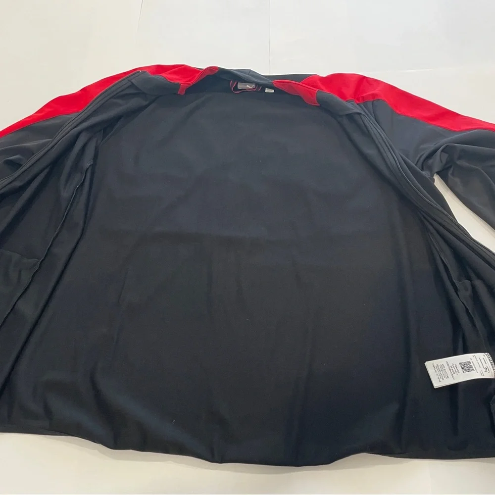 PUMA Scuderia Ferrari T7 Black Red Full Zip Pockets Racing Track Jacket (XL) - Picture 11 of 13